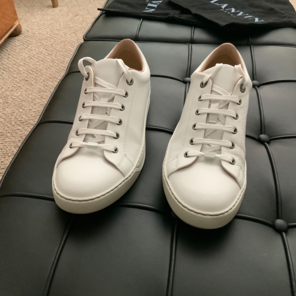 Lanvin calfskin sneakers - Picture 2 of 8